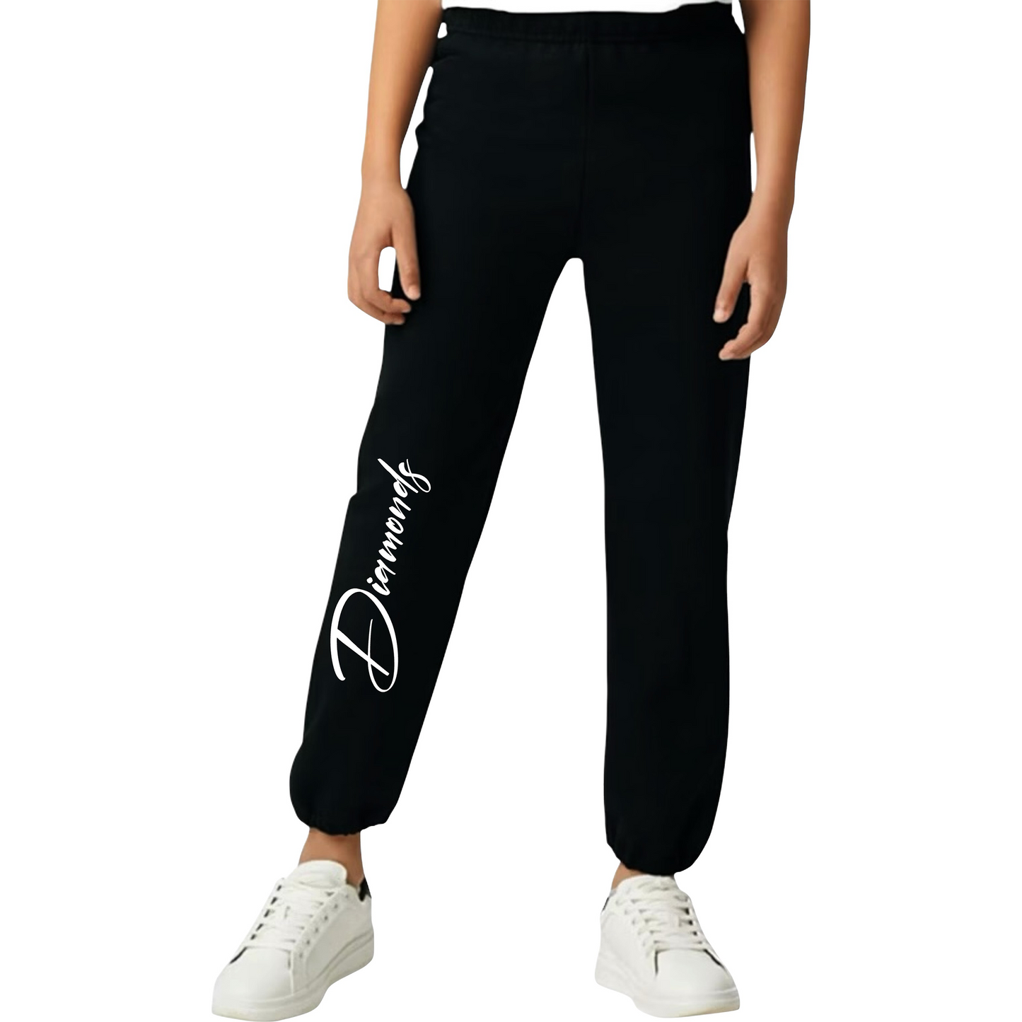 Diamonds Puff or Glitter Vinyl Sweatpants
