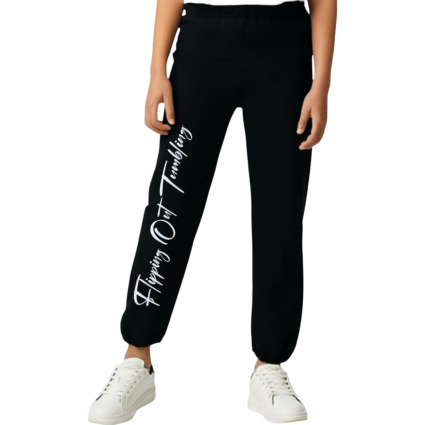 Flipping Out Tumbling Puff or Glitter Vinyl Sweatpants