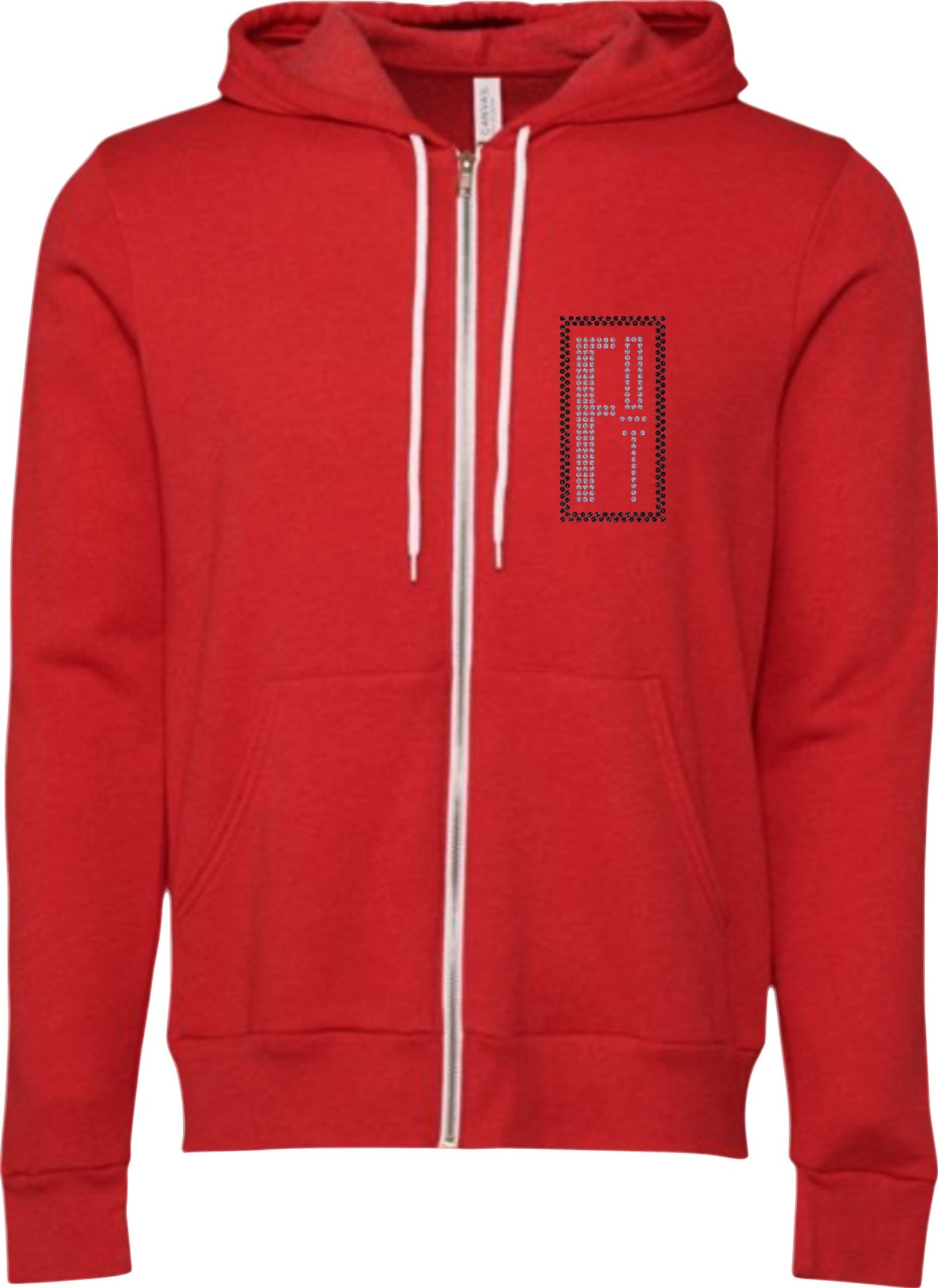 FOT Stacked on Red Hoodie, Crewneck, or Zip Up