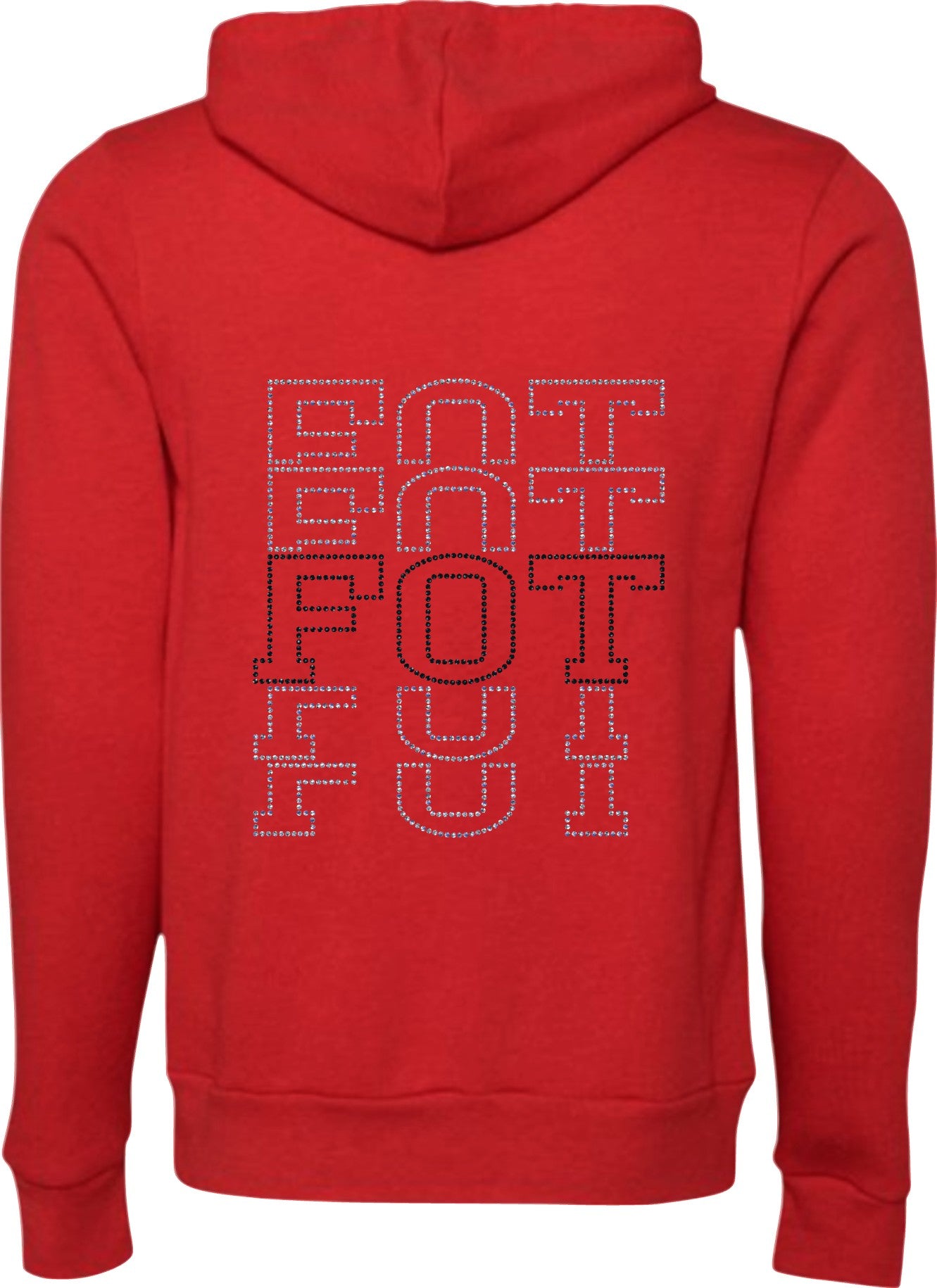 FOT Stacked on Red Hoodie, Crewneck, or Zip Up