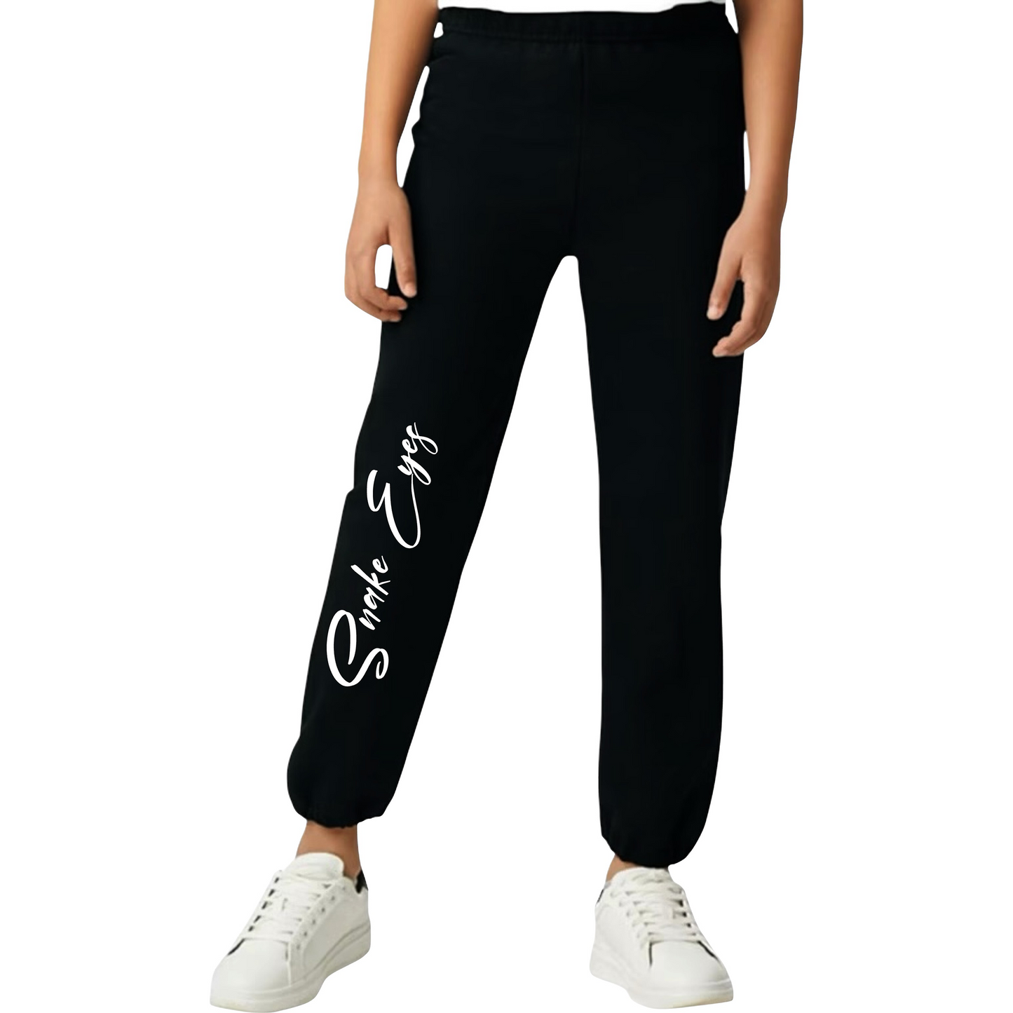 Snake Eyes Puff or Glitter Vinyl Sweatpants