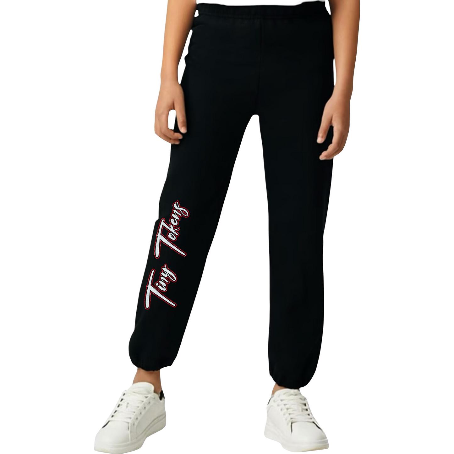 Tiny Tokens Puff or Glitter Vinyl Sweatpants