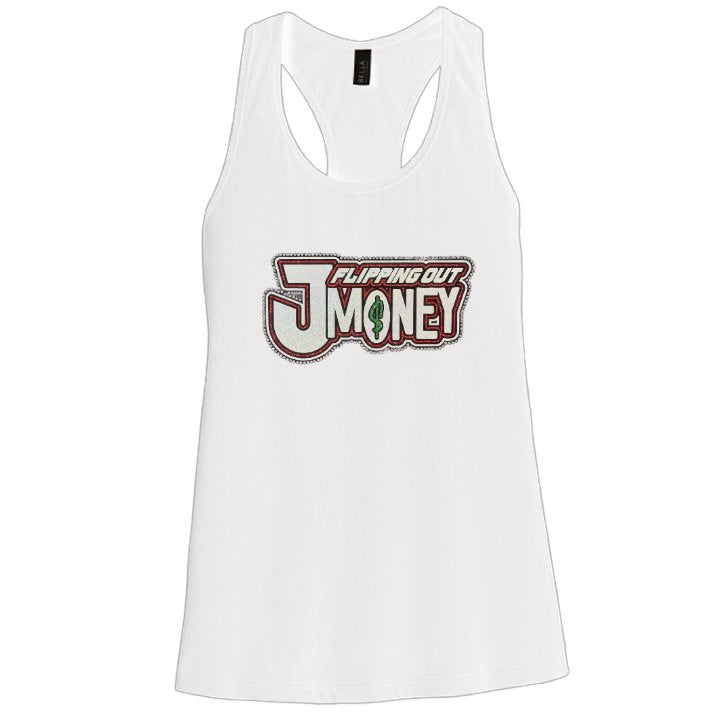 Glitter & Rhinestones - White