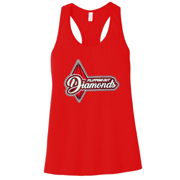 Glitter & Rhinestones - Red