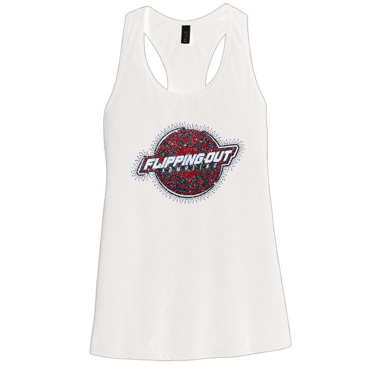 Glitter & Rhinestones - White