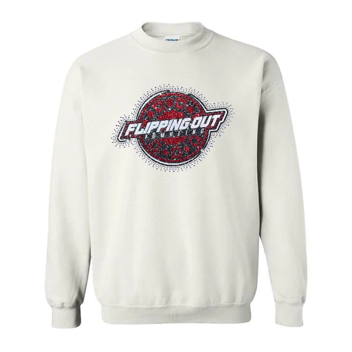 Glitter & Rhinestones - White