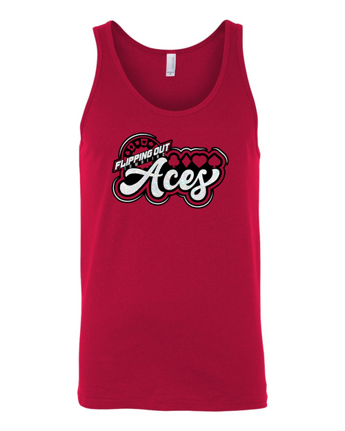 Aces Logo Tank Glitter [Black, Red, or White]
