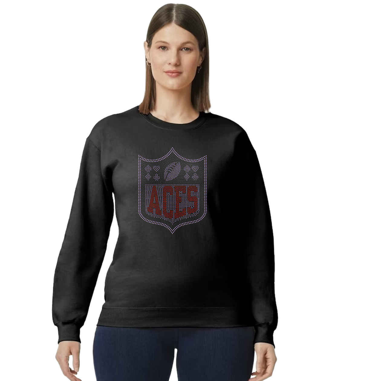 Aces Blinged Out Hoodie, Crewneck, or Tee