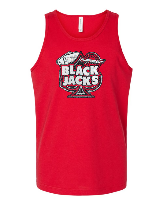 Blackjacks Logo Tank Glitter [Black, Red, or White]