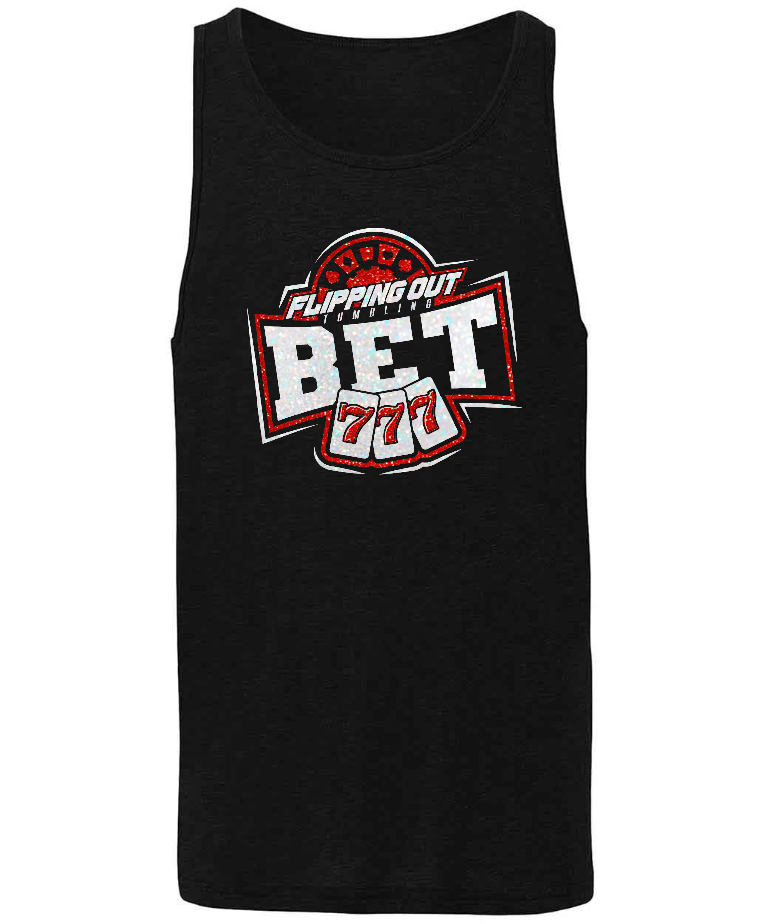Bet Logo Tank Glitter [Black, Red, or White]