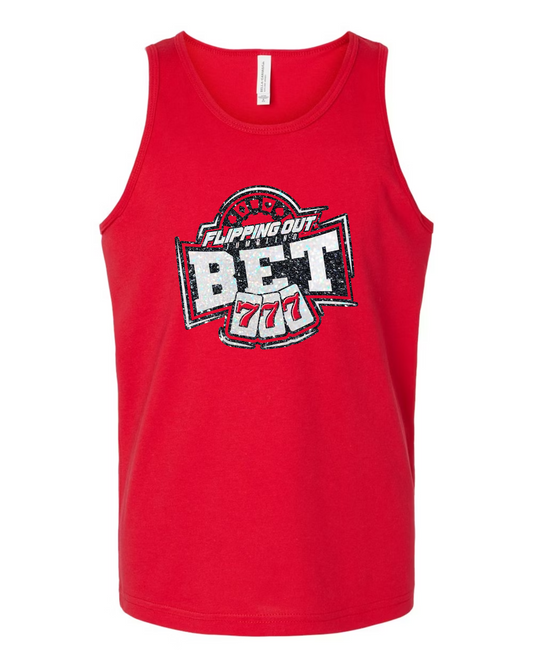 Bet Logo Tank Glitter [Black, Red, or White]