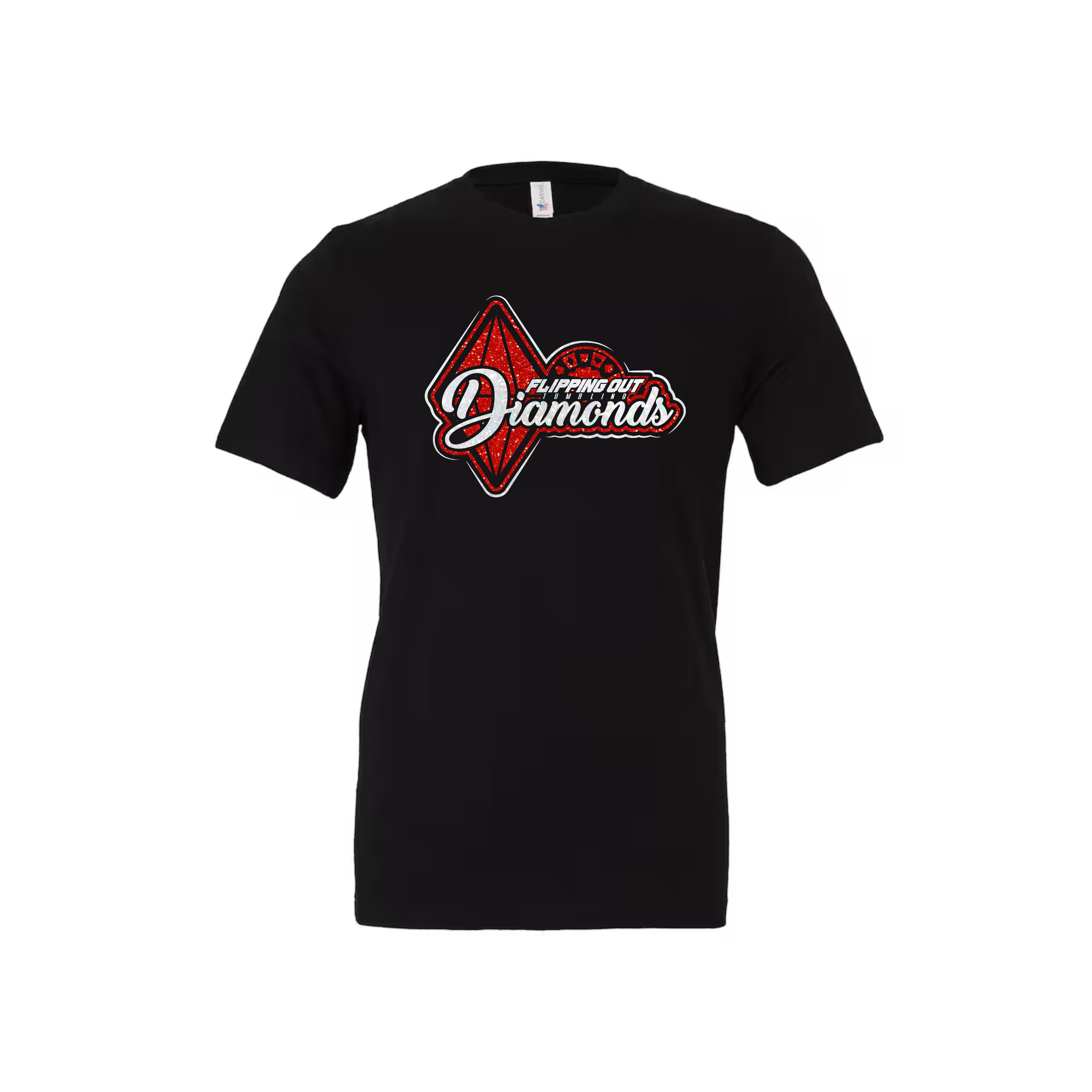 Diamonds Logo Tee Glitter [Black, Red, or White]