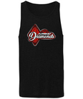 Diamonds Logo Tank Glitter [Black, Red, or White]
