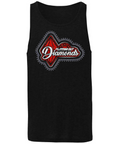 Diamonds Logo Glitter with Rhinestones [Black, Red, or White]