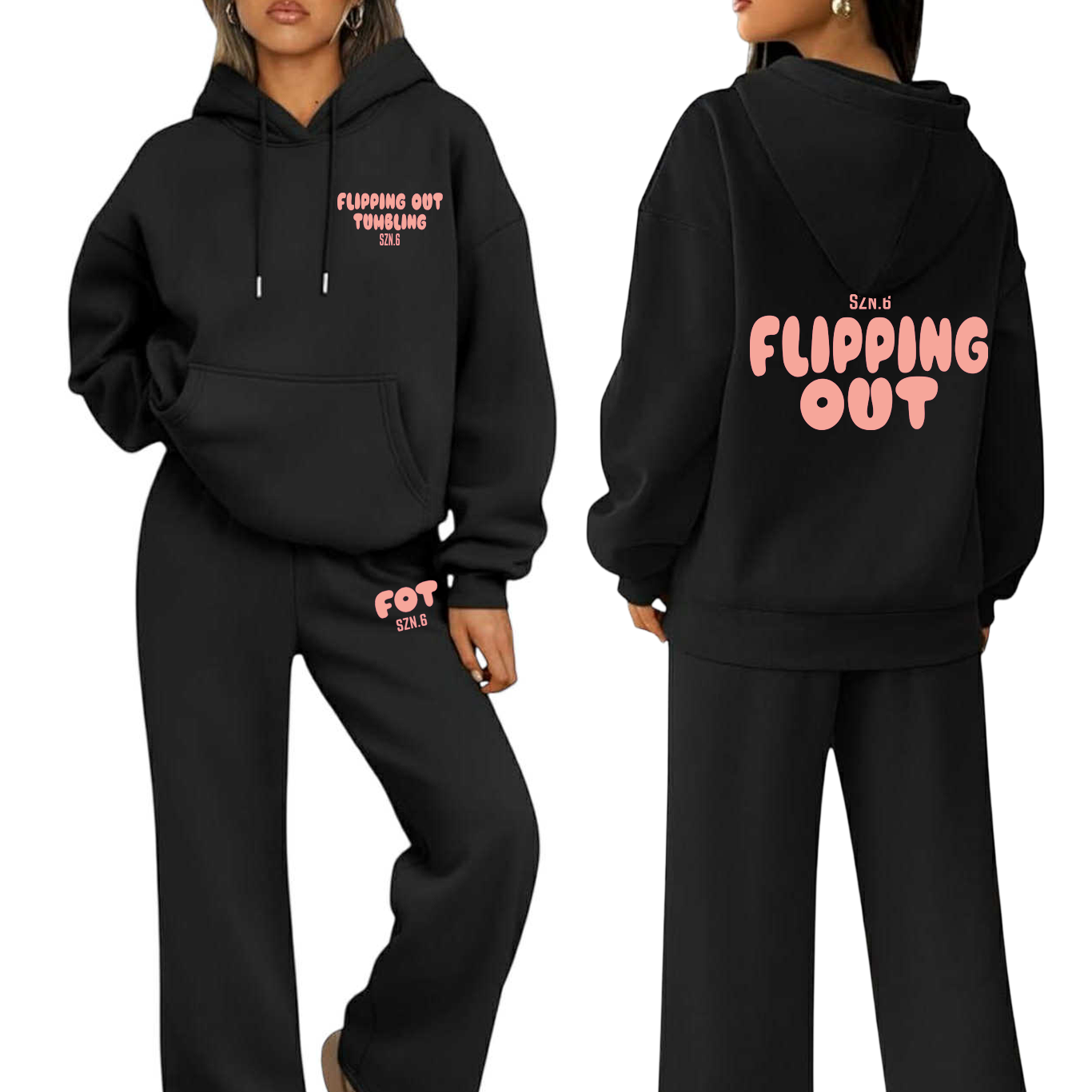 FOT SZN 6 Puff Hoodie and Sweats Set [Multiple Color Options]