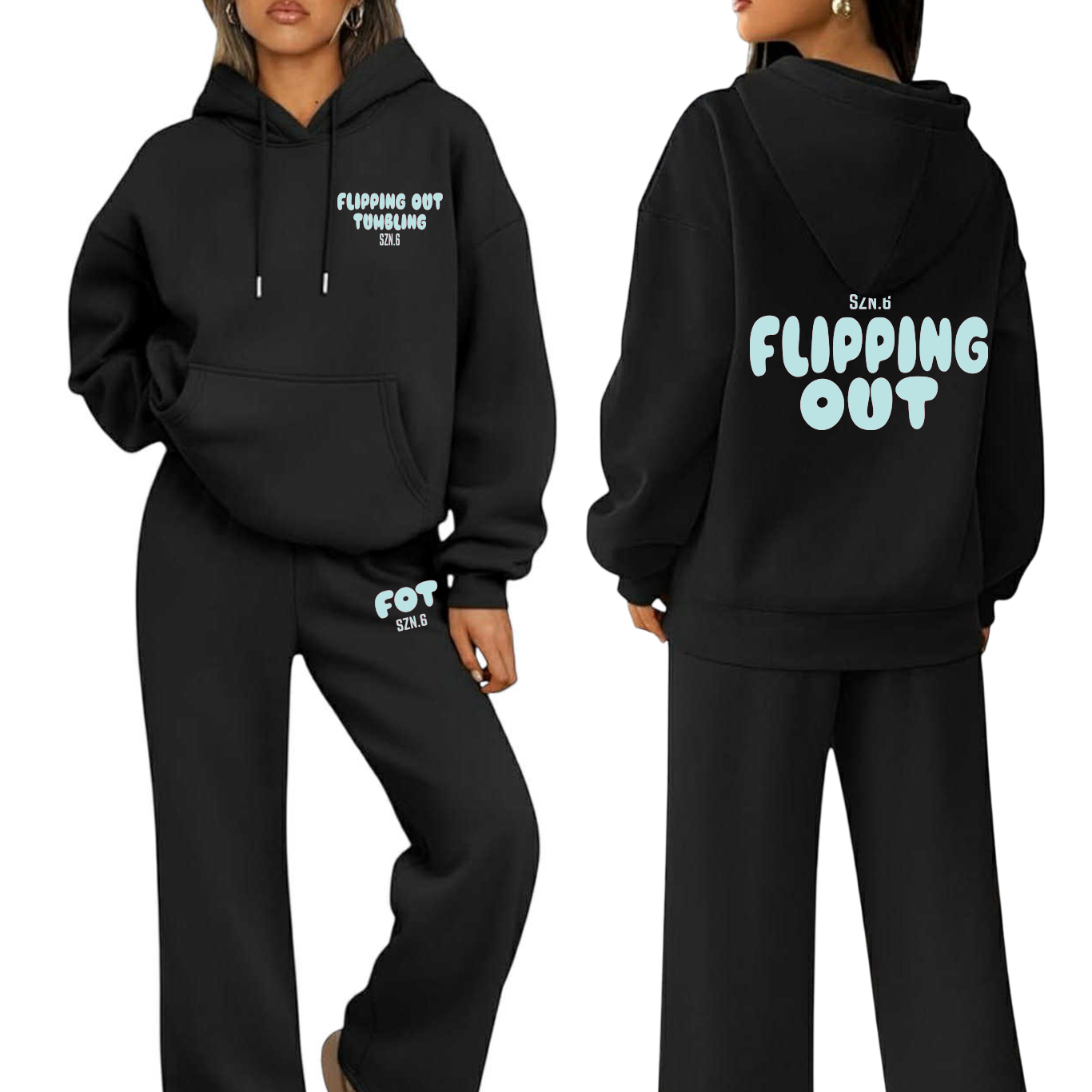 FOT SZN 6 Puff Hoodie and Sweats Set [Multiple Color Options]