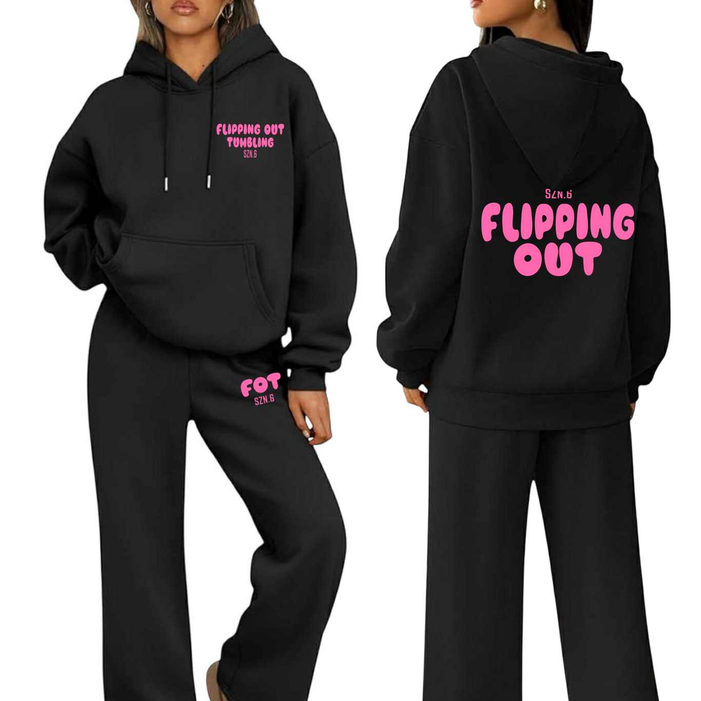 FOT SZN 6 Puff Hoodie and Sweats Set [Multiple Color Options]