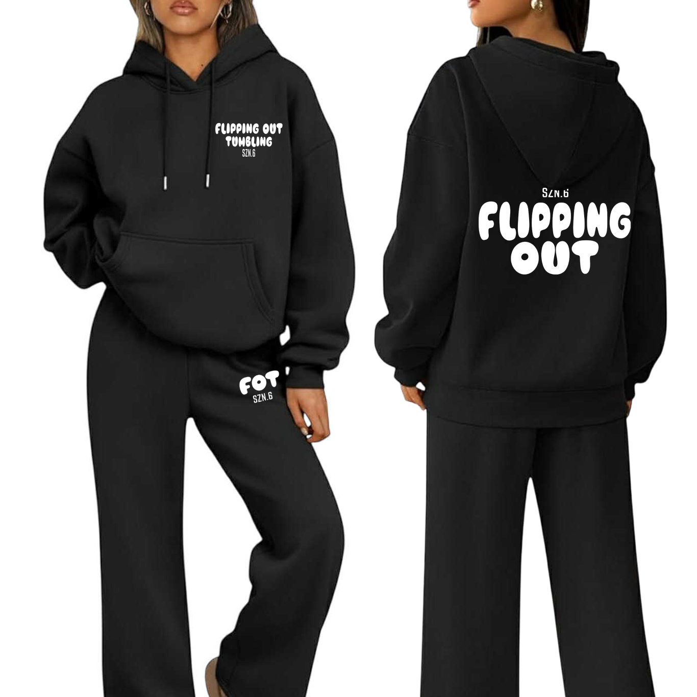 FOT SZN 6 Puff Hoodie and Sweats Set [Multiple Color Options]