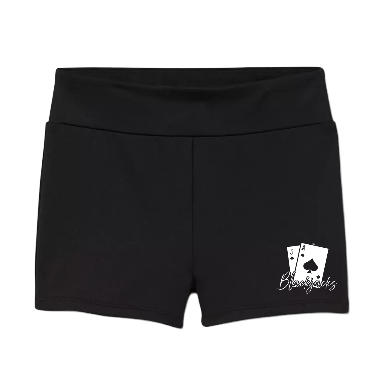 [PREORDER] Blackjacks Glitter Tumble Shorts with Optional Bling