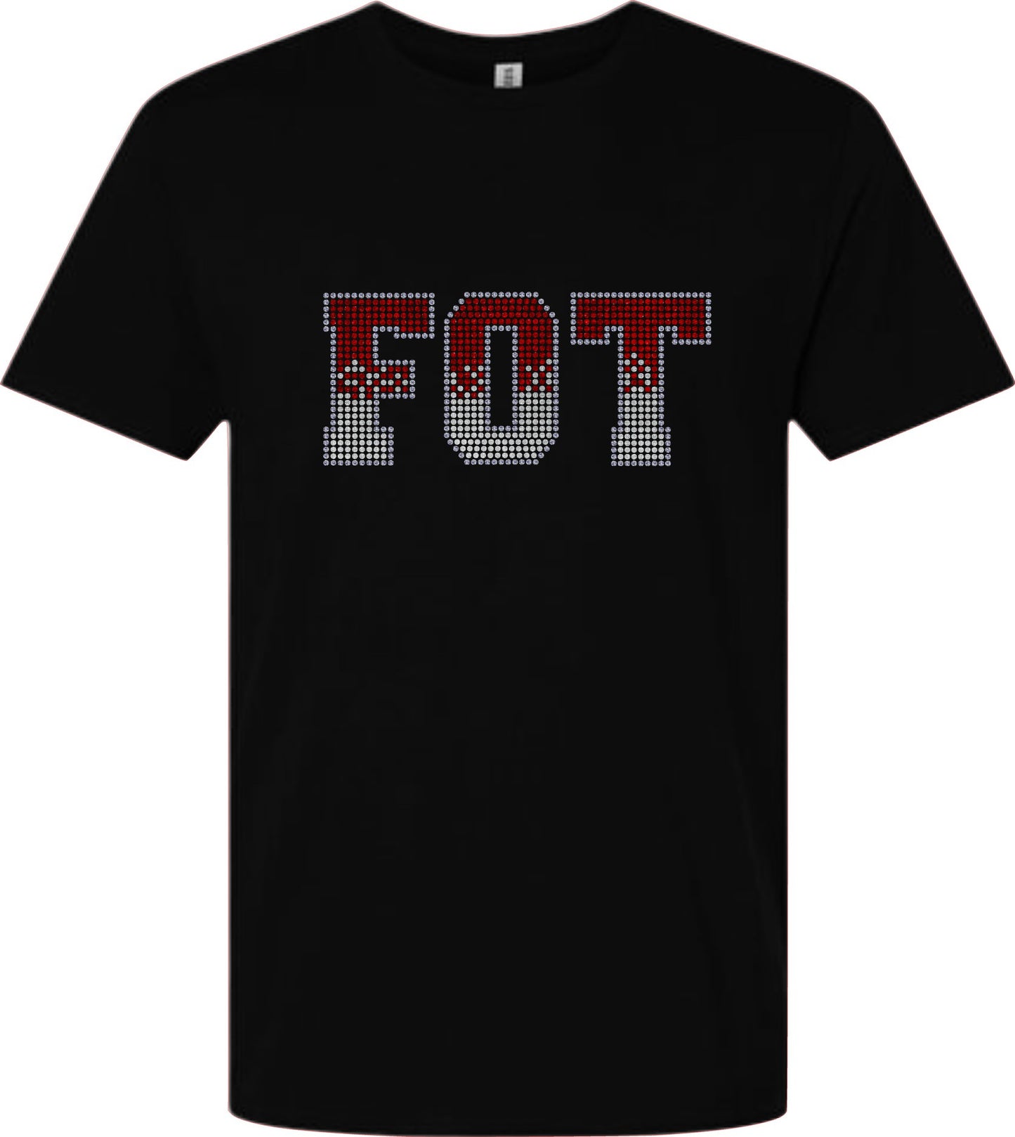 FOT 2 Color Scatter on Black Tee