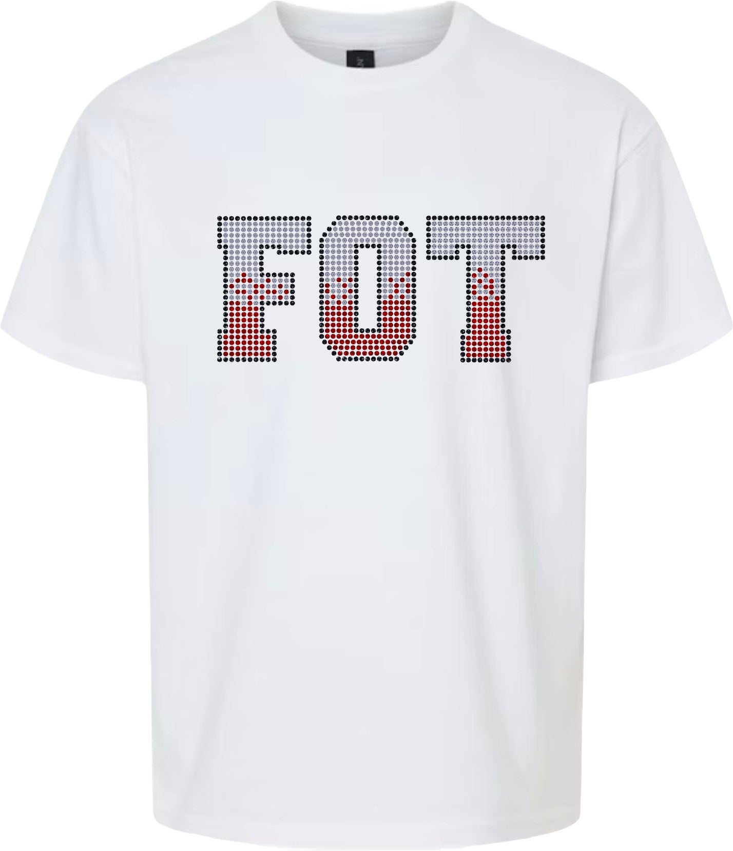 FOT 2 Color Scatter on White Tee