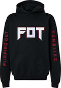 FOT Slay Blinged Out White and Red on Black Hoodie or Crewneck