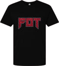FOT Slay Blinged Out Red on Black Tee