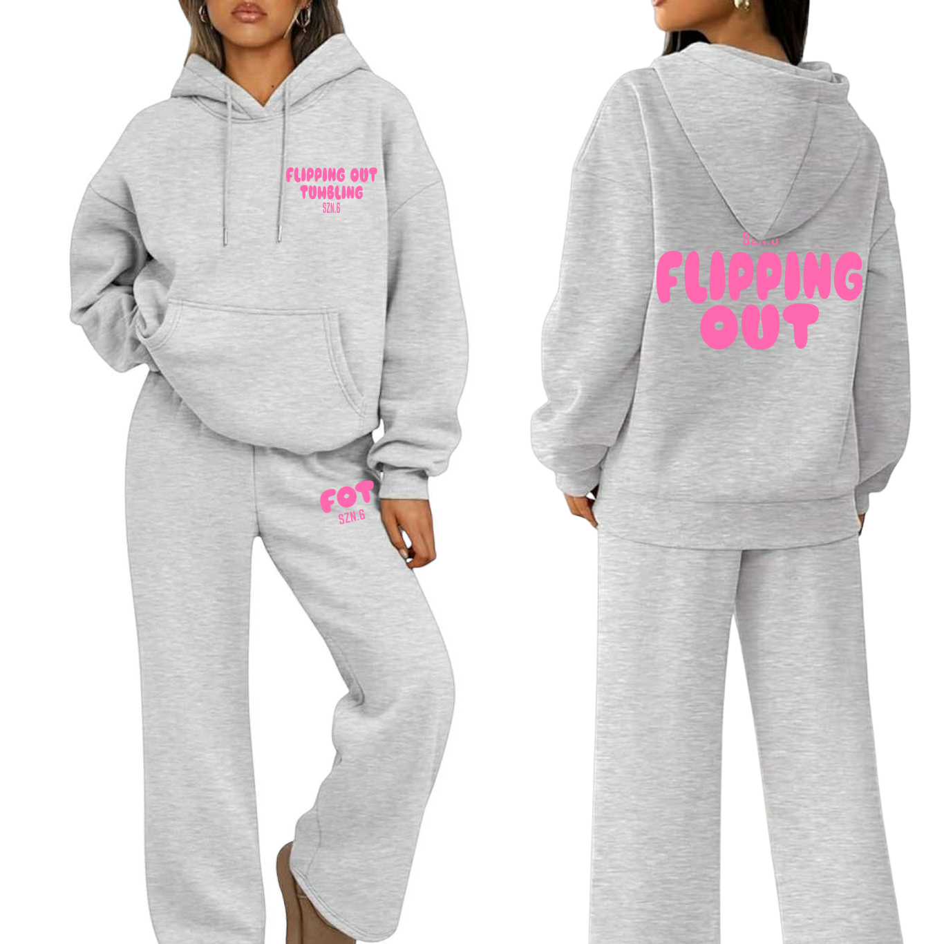 FOT SZN 6 Puff Hoodie and Sweats Set [Multiple Color Options]