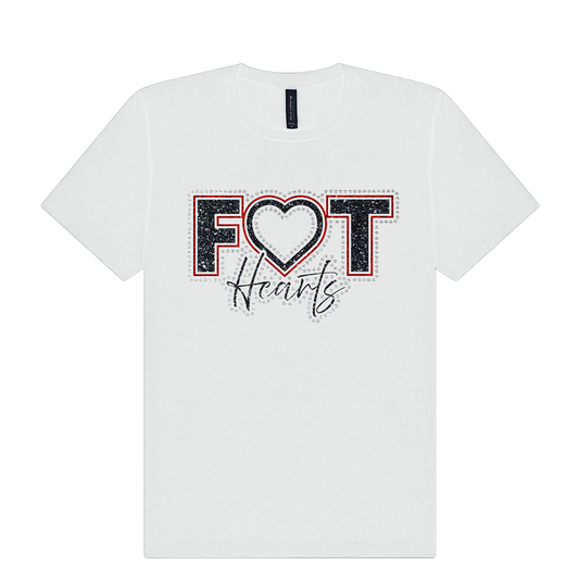 [PREORDER] Hearts Glitter Tee
