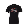 Hearts Logo Tee Glitter [Black, Red, or White]