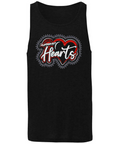 Hearts Logo Glitter with Rhinestones [Black, Red, or White]