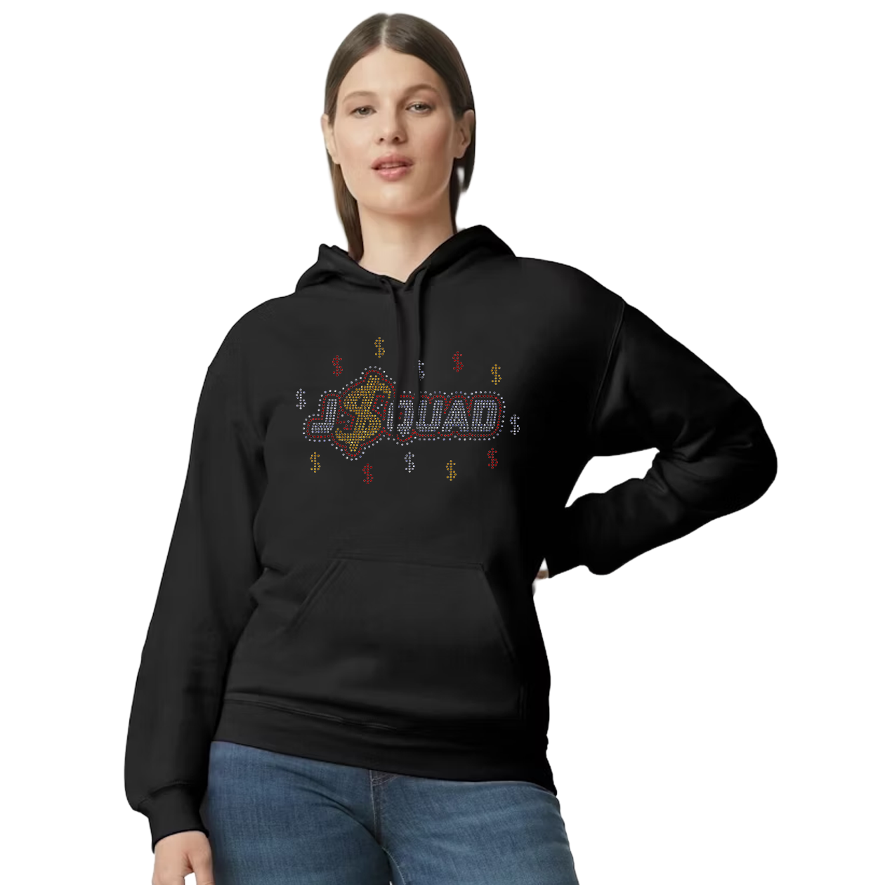 JSquad Blinged Out Hoodie, Crewneck, or Tee