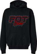 Metallic FOT Cheer Blinged Out Hoodie or Crewneck
