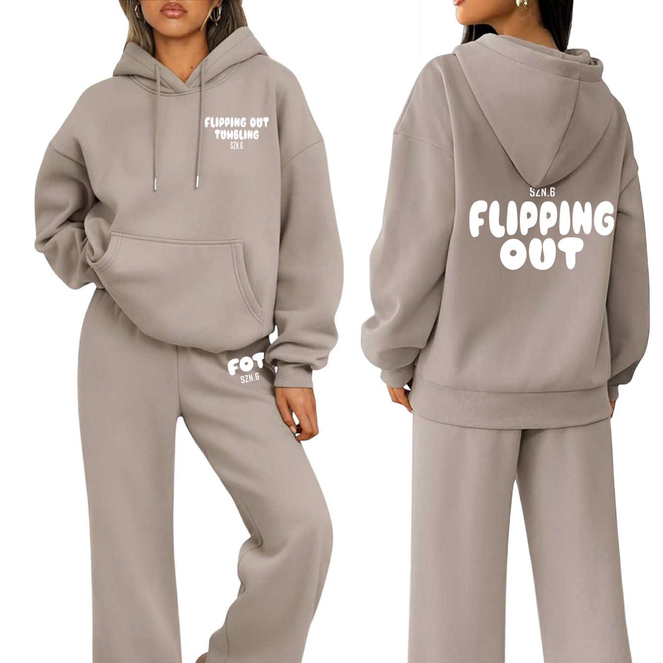FOT SZN 6 Puff Hoodie and Sweats Set [Multiple Color Options]