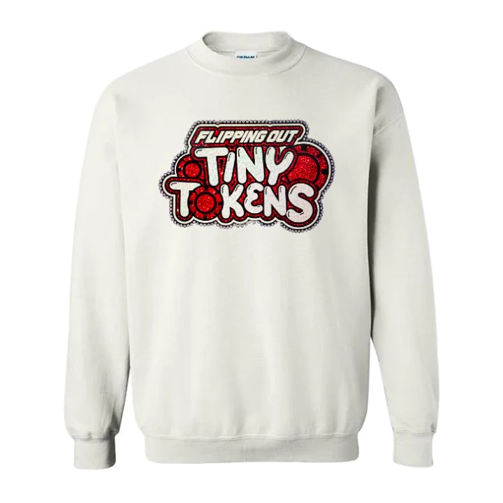 Glitter & Rhinestones - White