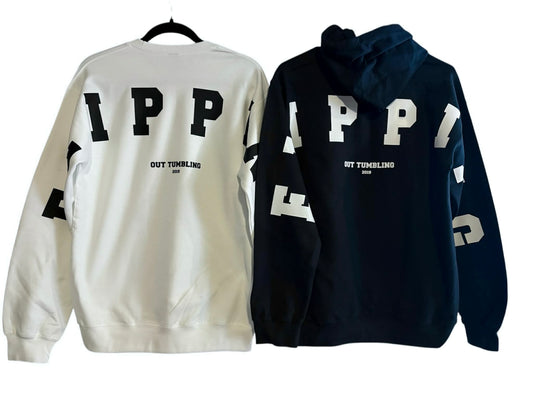 Big FLIPPING Hoodie or Crewneck [Red, Black, or White]