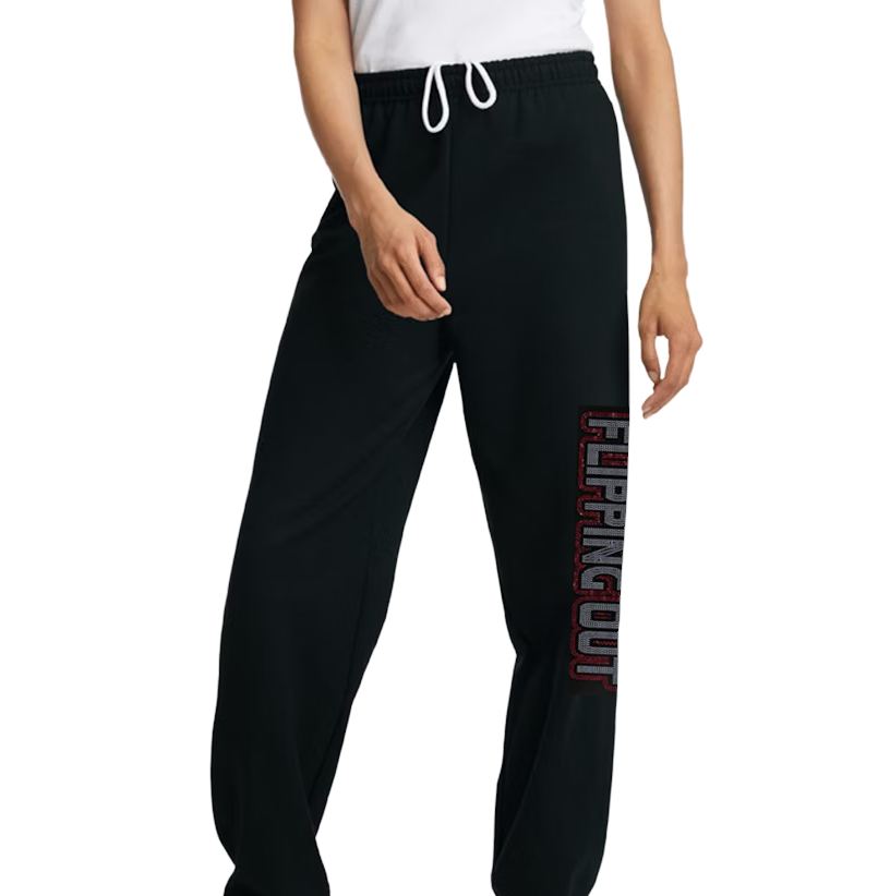 Flipping Out Blinged Out Sweatpants