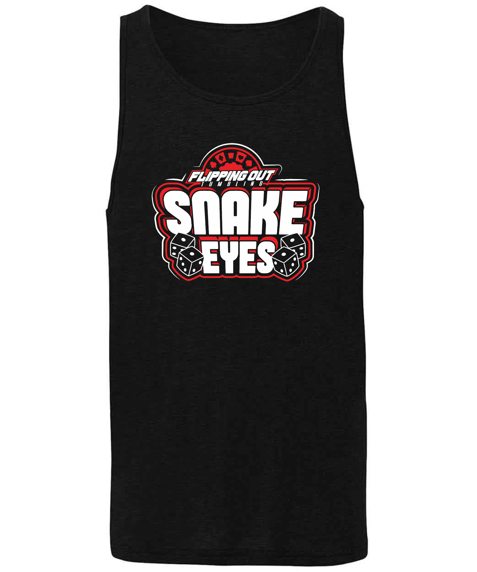Snake Eyes Logo Tank Regular [Black, Red, or White]