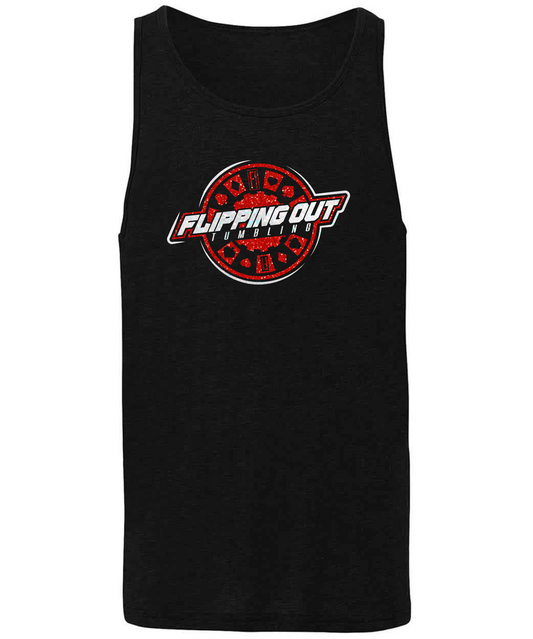 FOT Gym Logo Tank Glitter [Black, Red, or White]