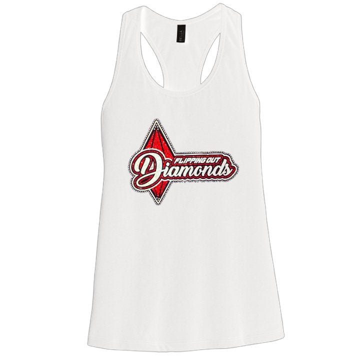 Glitter & Rhinestones - White