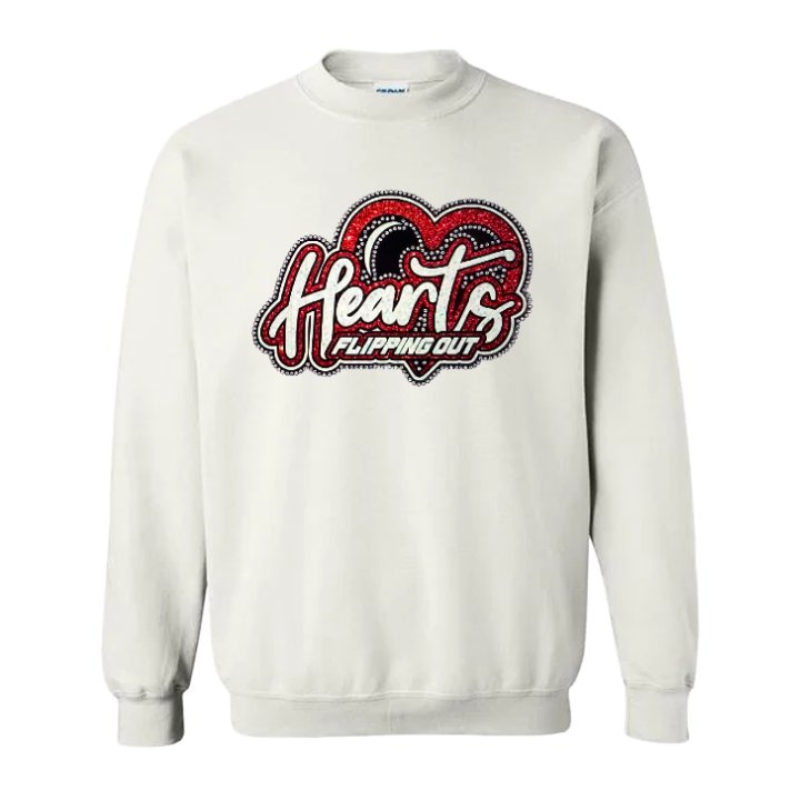 Glitter & Rhinestones - White