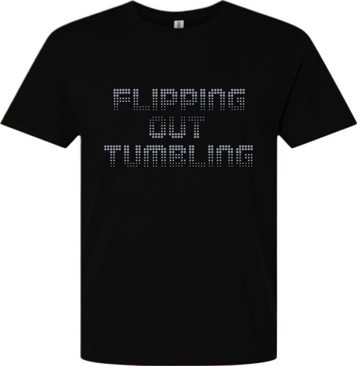 Flipping Out Tumbling Ombre Rhinestone Tee