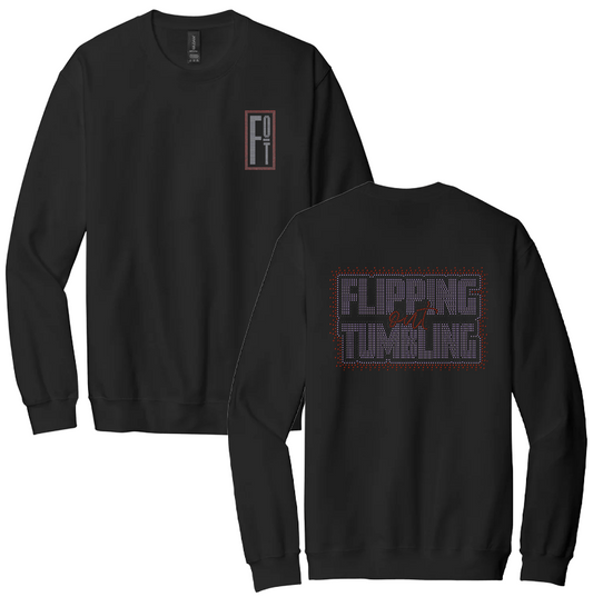 Flipping Out Crewneck 2025-2026 [Rhinestone or Plain]
