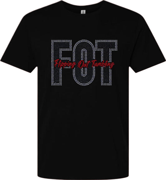 FOT Bold Mega Bling on Black Tee