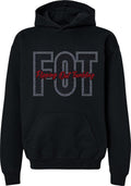 FOT Bold Mega Bling on Black Hoodie or Crewneck
