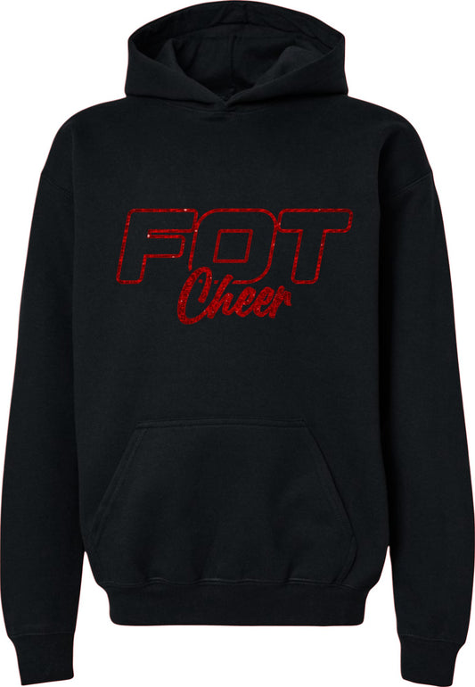 Metallic FOT Cheer Hoodie or Crewneck