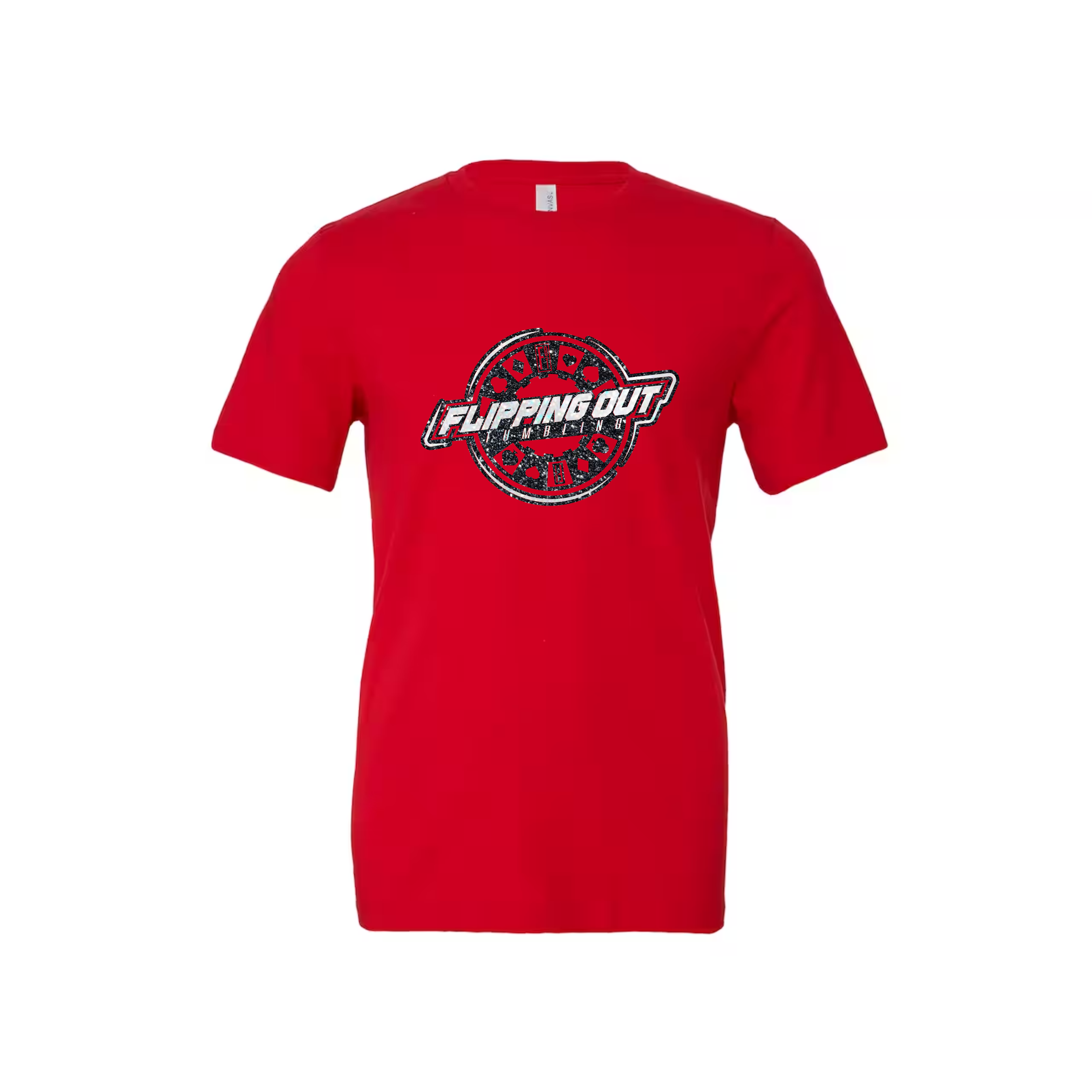 FOT Gym Logo Tee Glitter [Black, Red, or White]