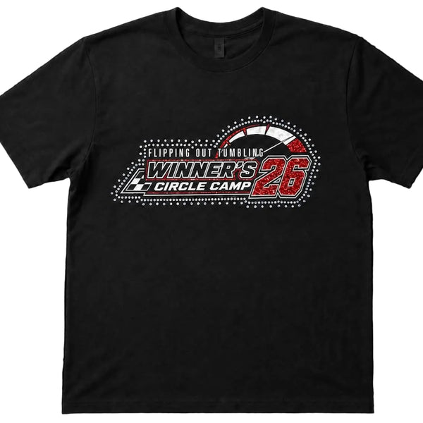 Winner's Circle 2026 Glitter Rhinestone Tee