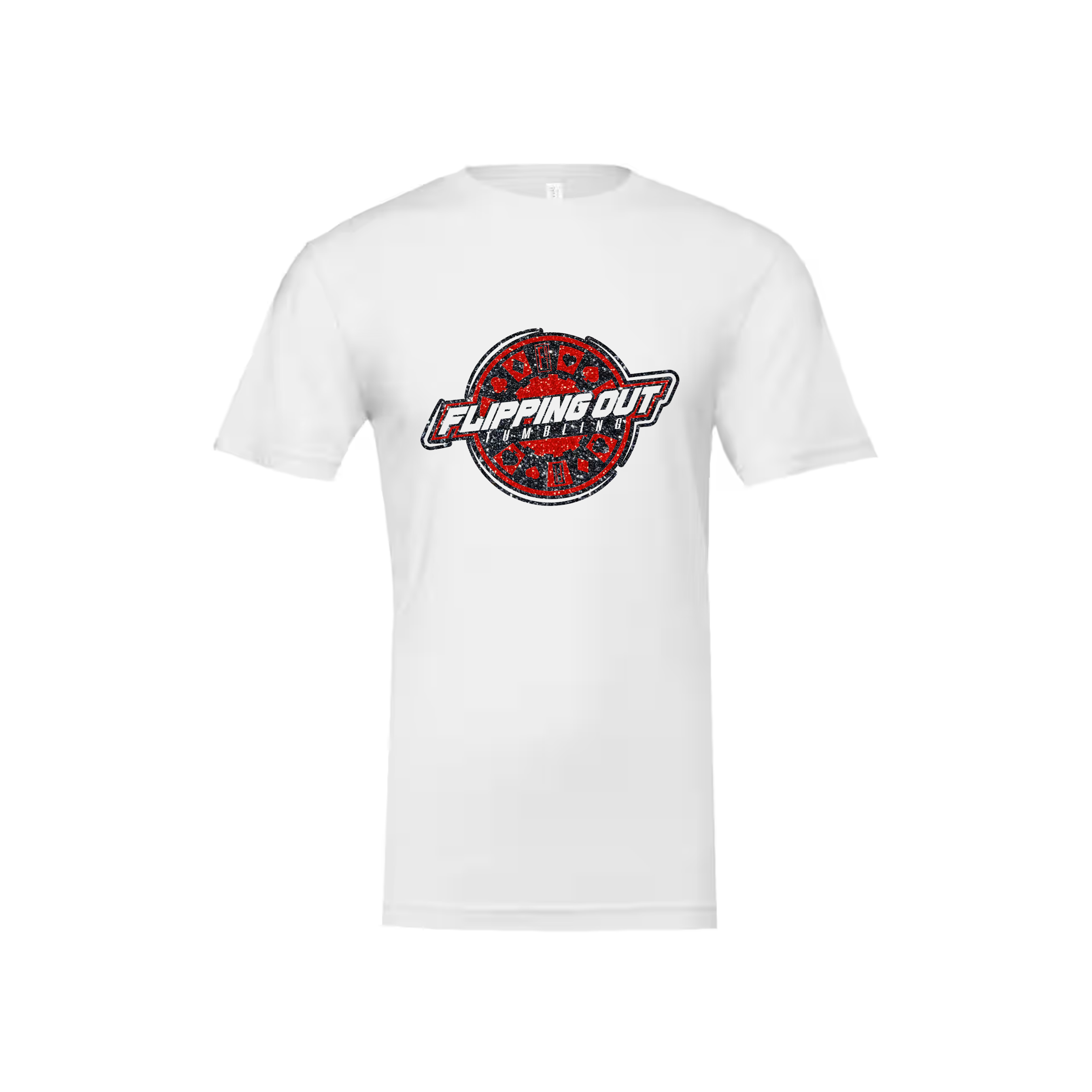 FOT Gym Logo Tee Glitter [Black, Red, or White]
