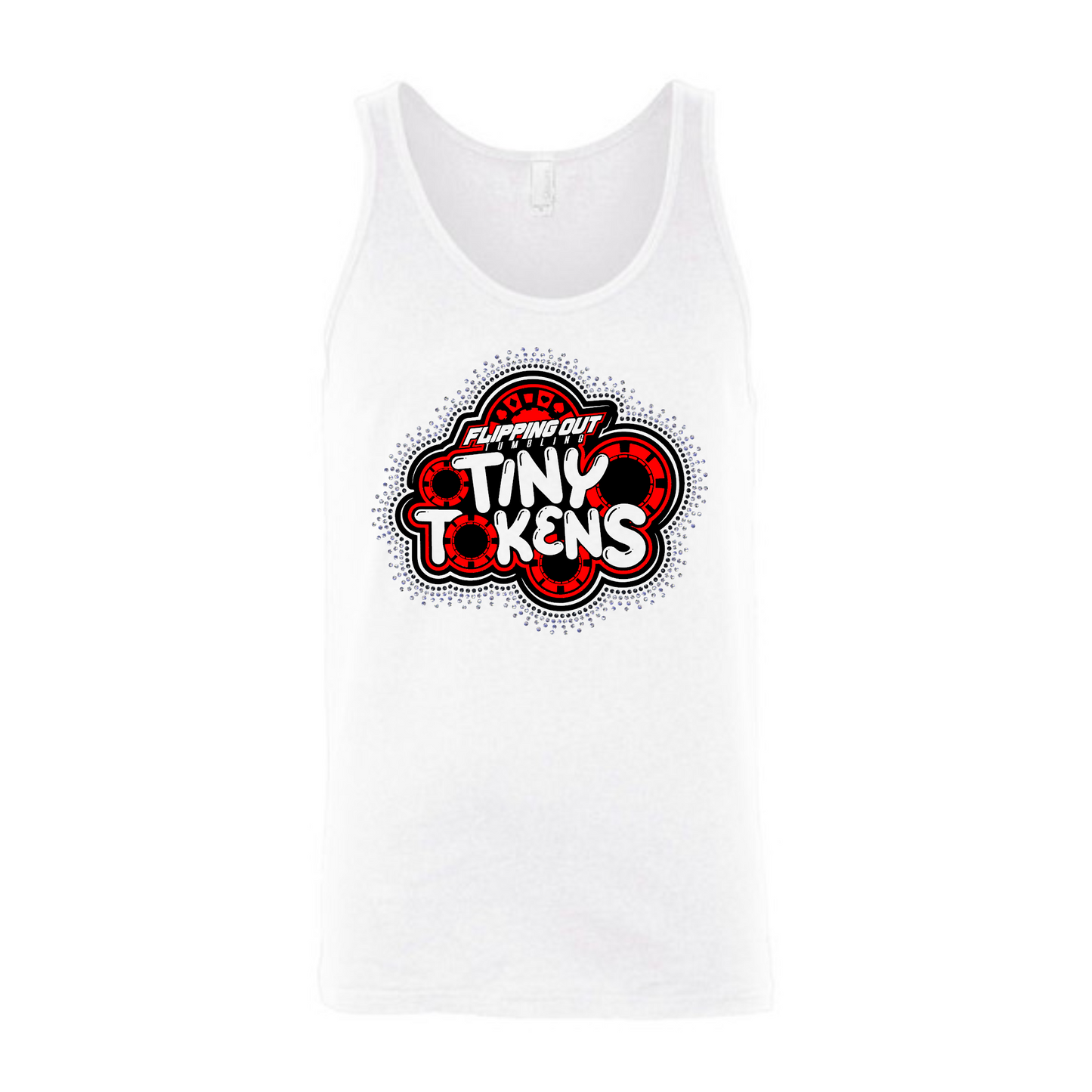 Tiny Tokens Logo Regular with Rhinestones [Black, Red, or White]